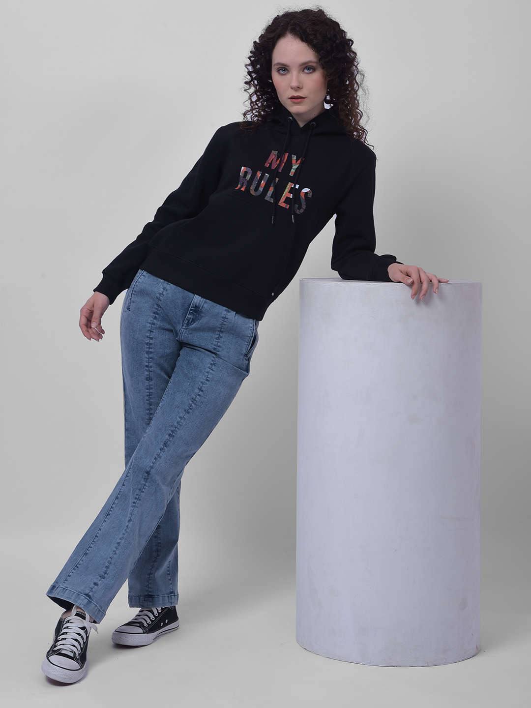 Numero Uno Women Light Blue Bootcut Sustainable Jeans